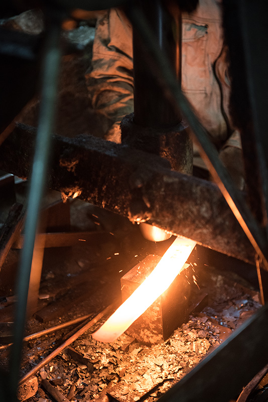 sakai knife forging